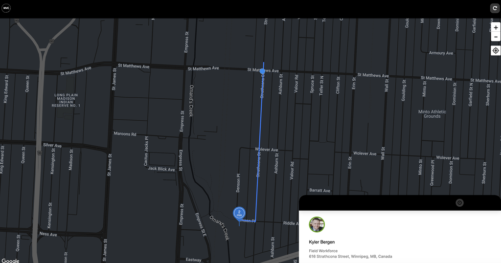 Real route optimization